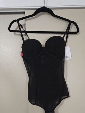 Curve Necessities Underwire Bodysuit with Adjustable Straps Size Small NWT